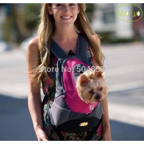 Dogs Backpack Breathable Pets Portable Bag Double-Shoulder Travel Carriage Pet Products New Arrival 5colors S L
