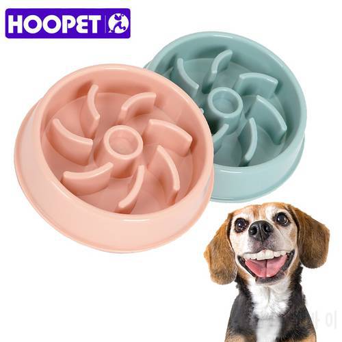 HOOPET Cat Dog Food Bowl Pet Eating Training Product Water Dish for Dogs Feeder Supply