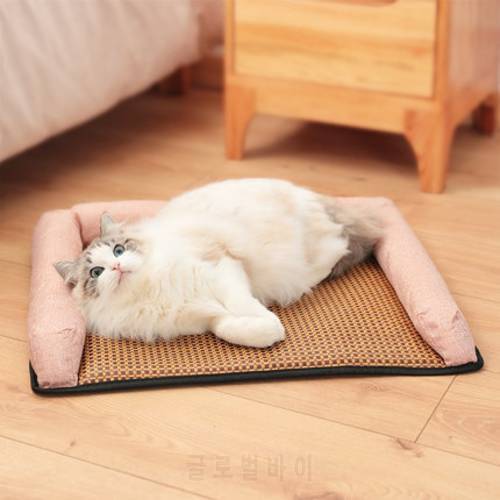 Pet Bed Mat Summer Sofa For Small Medium Large Dogs Cats Kitten House Removable and Washable Cat Puppy Cushion Soft Pet Mattress