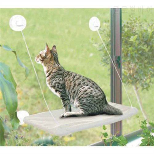 Cat Hanging Bed Sunny Window Mount Seat Suction Cups Cat Hammock Resting Wall Bed Cat Bearing 20kg Safety Space Saving Shelves