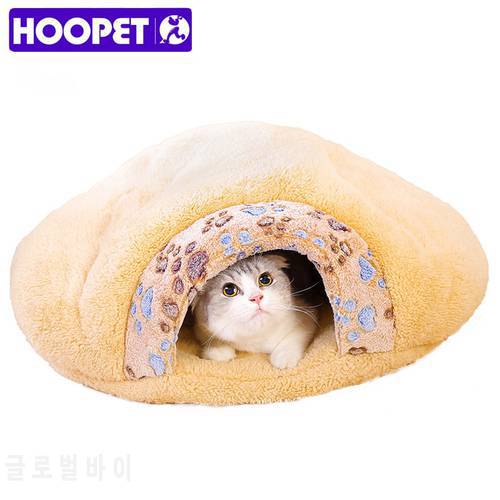 HOOPET Houses for Cats 1pc Pet Products Warm Soft Cat House Pet Sleeping Bag Lovely Hamburger Dog Kennel Pet Bed Size S/M K