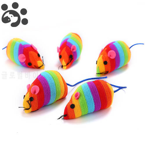 Mouse Shape Cat Toys Fleece Interactive Plush Spike Tooth Cleaning Durable Chew Toys for Small Large Dogs Cat Kitten Toys TY0018