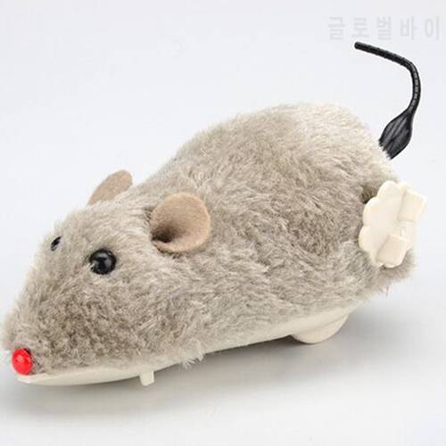 Pets Toy Wireless Winding Mechanism Mouse Toy for Cat Dog Pet Trick Playing Toy Plush Rat Mechanical Motion Rats