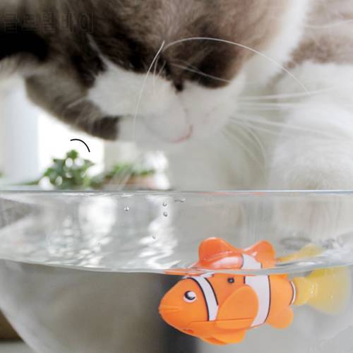 MPK Vibrating Cat Toy Battery-Powered Fish, Cat Play Toy Cat Fish Clownfish Angelfish Many Colors Available