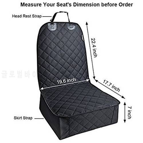 Pet Car Front Seat Cover Protector Waterproof Back Bench Seat Interior Travel Accessories Car Seat Covers Mat With Safety Belt