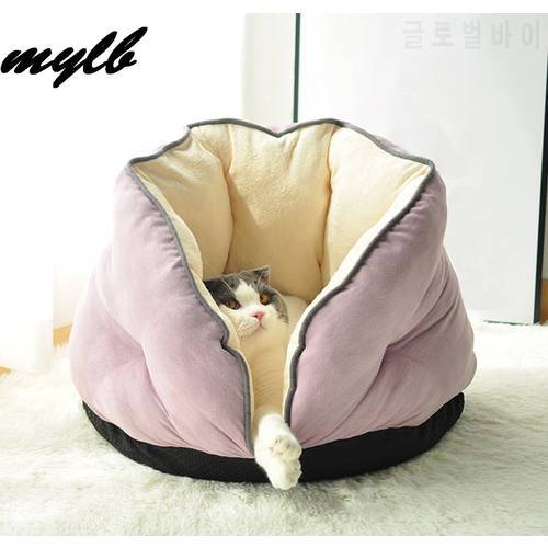 mylb Cute Pet Sleeping Bag Warm Soft Dog Cat Little Bed Pet House Lovely Puppy Nest Mat Cushion Small Dogs Bed Chihuahua Teddy