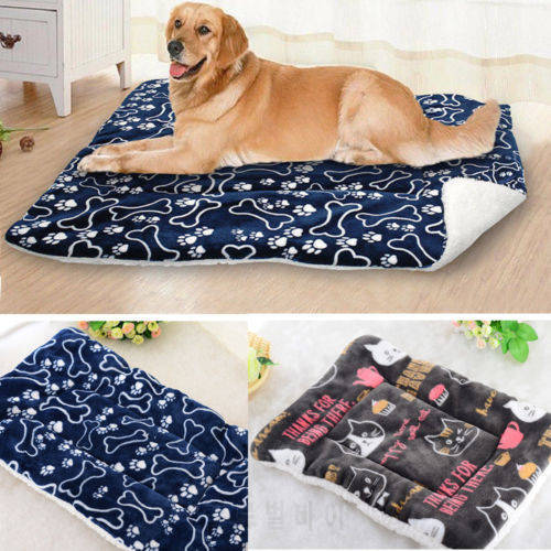 Pet Washable Home Blanket Large Dog Bed Cushion Mattress Kennel Soft Crate Dog Mat