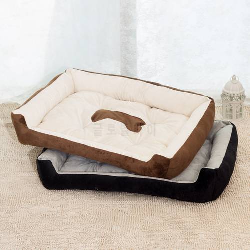 High Quality Large Dog Bed Mat Kennel Soft Pet Dog Puppy Warm Bed House Plush Cozy Nest Dog House Pad Warm Pet House