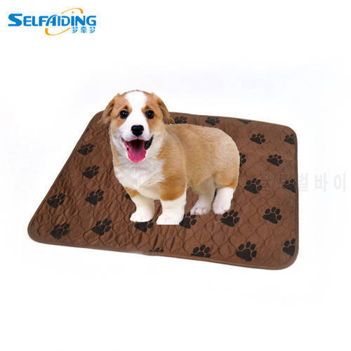 Premium Stain Resistant Quick Absorbent Waterproof Reusable / Quilted Washable Large Dog / Puppy Training Travel Pee Pads Mat