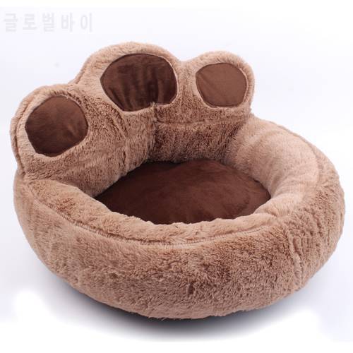 Pet Cat Dog Bed Cute Cat claw Pet House warm pet Products Completely Removable & Washable Soft Pet Cat House Foldable Dog house