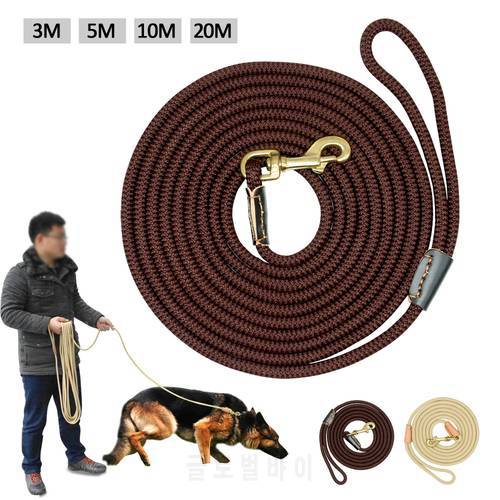 Durable Dog Tracking Leash Nylon Long Leads Rope Pet Training Walking Leashes 3m 5m 10m 20m For Medium Large Dogs Non-slip