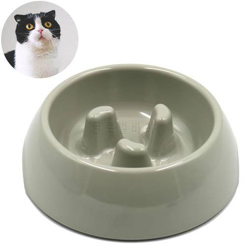Pet Bowl Non-Toxic PP Resin Stainless Steel Combo Cat Dog Bowl Water Food Storage Feeder Rice Basin 6 Color Pet Feeding Supplies