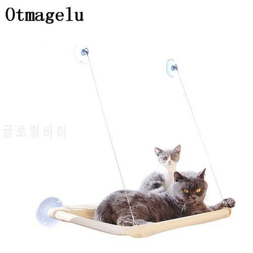 Strong Paste Glass Window Cat Hammock for Sunbathing Cat Bed Single Layer Pet Hanging Window Cat Mat House Pet Kitty Sunny Seat