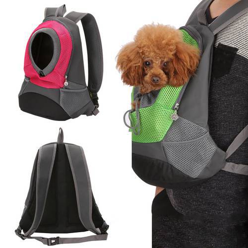 pawstrip Pet Carrier Cat/Dog Backpack Carrier Puppy Travel Bag Head Out Padded Shoulder Dog Front Bag Pet Bag For Small Dog Cats