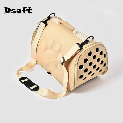 Portable EVA Pet Supply Dog Puppy Cat Foldable Carrier Carrying Bag Cage Tote Handbag for Small Medium Dog