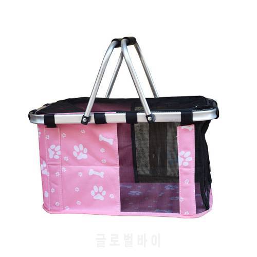 Dog Carrier Bag,Outdoor Dog Accessories, Portable Pet Carry Basket, Travel Bag Mesh Oxford, Travel Backpack for Pet