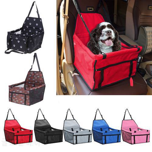 Folding Pet Dog Cat Car Seat Safe Travel Carrier Mesh Kennel Bag Hammock Holder For Pet Outdoor Car Travel Carrier Seat Bags
