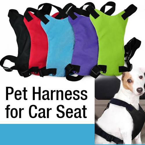 Car Vehicle Auto Travel Cat Dog Puppy Pet Safety Harness Lead Leash Seat Belt 11638