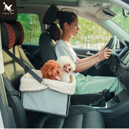 TAILUP 7Colors Fashion Car Travel Accessories Carrying Small Pet Dog Cat Foldable Pet Booster Car Seat M/L