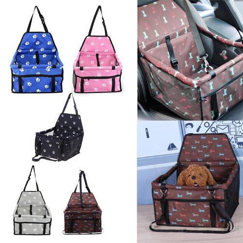 Portable Pet Dog Car Carrier Hanging Mesh Bag Dog Basket Waterproof Cat Puppy Seat Safe Holder Pad Mat Travel Accessories