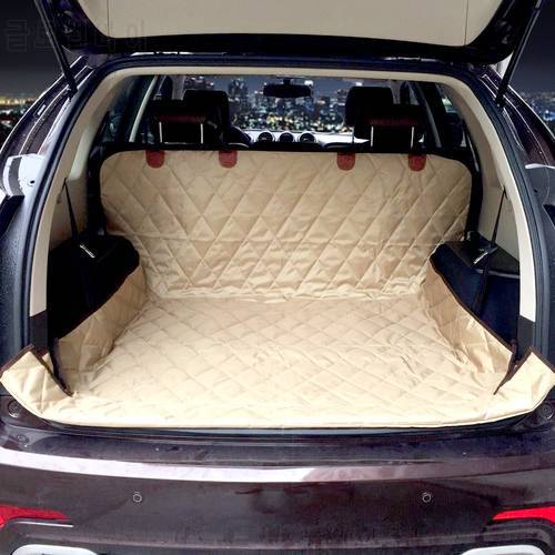 Dual-Use Soft SUV Dog Car Trunk Mat Pet Dog Car Seat Cover Pet Barrier Protect Car Floor From Spills And Pet Nail Scratches