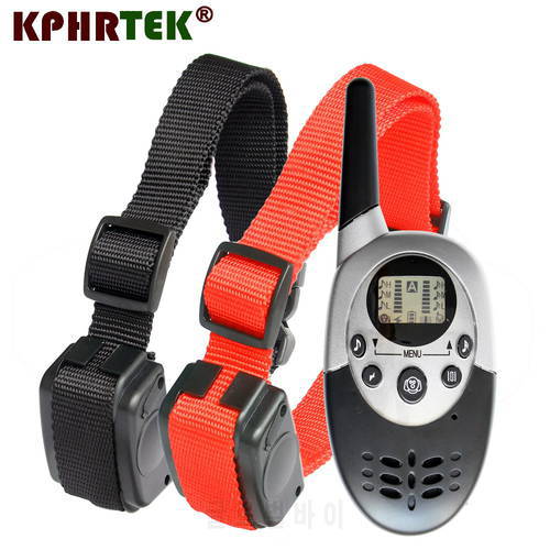 KPHRTEK Waterproof Rechargeable Remote Control Electric Pet Dog Training Collar With Shock Vibrate LCD M613 M623
