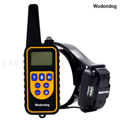 L880 Pet Dog Training Collar Dog Electric Shock Collar Rechargeable IP67 Diving Waterproof Remote Training Collars LCD Display