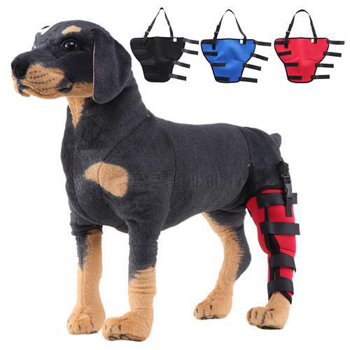 Pet Legs Brace Dog Knee Elbow Hock Protector Dogs Breathable Shockproof Injury Recover Legs Outdoor Training Protector Support