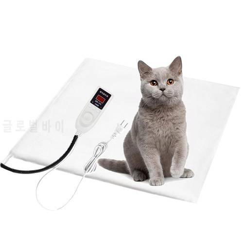 220V Pet Mat Electric Blanket Waterproof Scratch Proof Cat Dog Heating Mat Anti-bite Mattress Puppy Bed Mat Cushion Pet Supplies