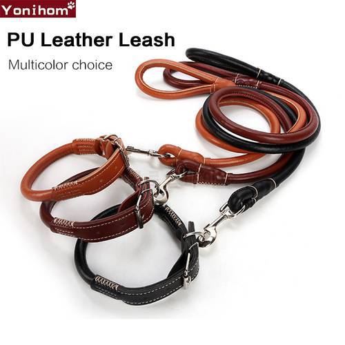 Dog Collar Strong Lead Leash for Dogs Collar Leather Large Collar and Leash Set Dog Leash Leather for small Medium dogs Puppy