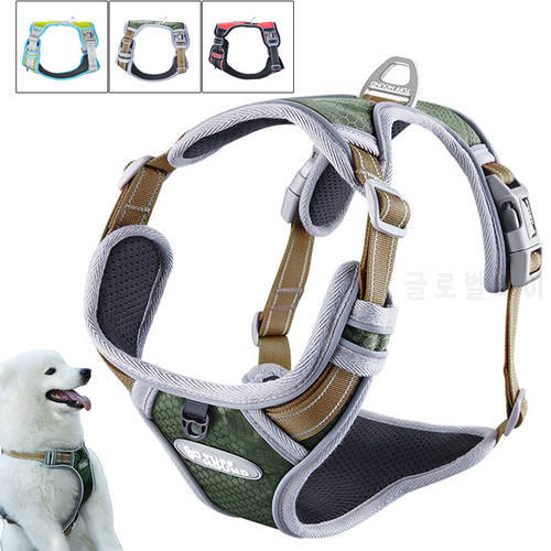 Reflective Dog Chest Strap Traction Rope Vests Dog Chains Ropes Collars and Harnesses Pet Collar Adjustable Comfort Pet Products