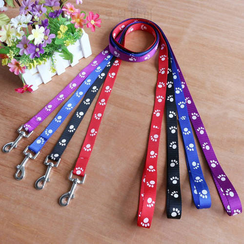 Colorful 120CM Nylon Cat Pet Dog Leash Lead Strap Rope For Chihuahua Small Big Large Pets Dogs Daily Walking Training Leashes