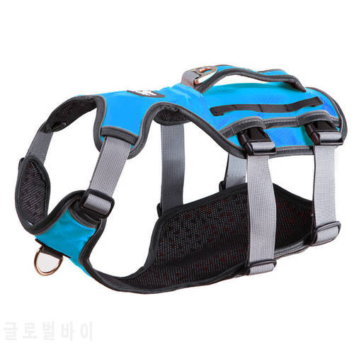 Brand Pet Dog Harness Training Vest For Strong Big Dogs Animals Adjustable Outdoor Adventure Travel Harness Pitbull Dropshipping