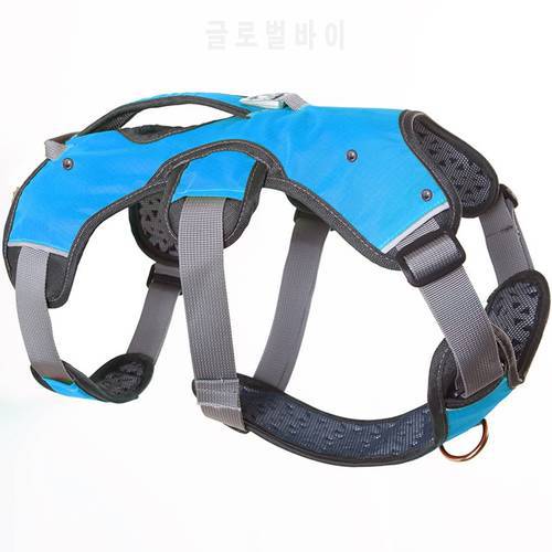 Pet Dog Harness For Dogs Vest Strong Reflective Harness Service Dog Supplies Accessories Safety Vehicular Lead Training Running