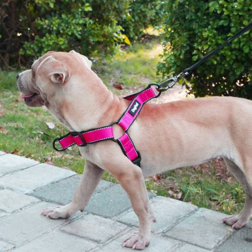 No-Pull Dog harness Easy On/Off Pet Harness vest walking running Quick Fit Reflective for Medium and Large Dogs Training