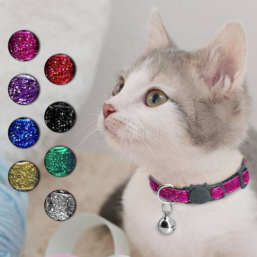 Collar for Cats Products for Pets Dog Collars for Cat Collar Necklace Harness for Cats Bell Leash Kitten Glowing Collar Gato