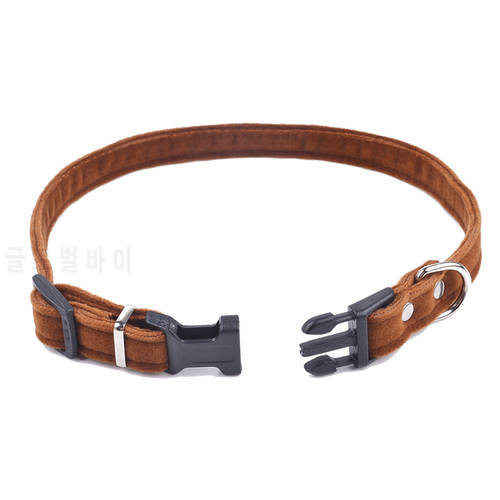 Soft Material Cat Collar Red Pink Brown Black Pu Leather Adjustable Puppy Pet Cat Necklace Pet Products For Animals