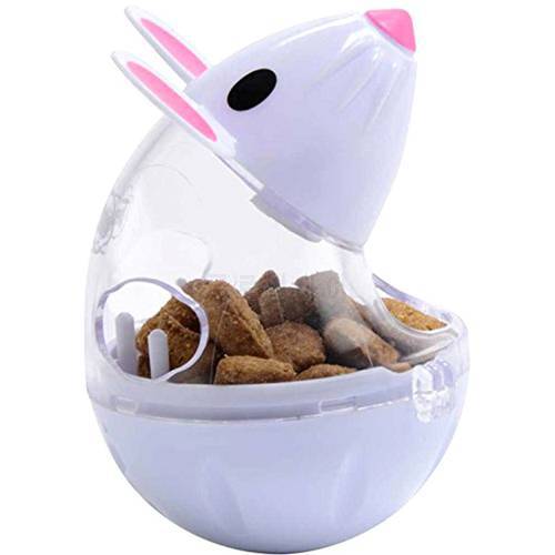 Cat Food Leak Toys Pet Feeder toy cat Mice Shape tumbler Food Rolling Leakage Dispenser Bowl IQ Treat Ball Smarter Pets Toy