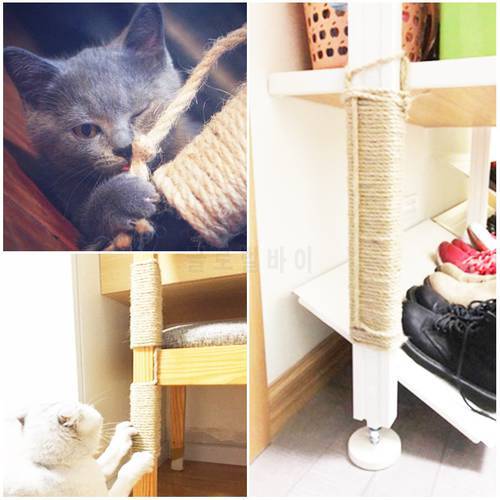 DIY Sisal Rope for Cat Scratching Posts 4mm/6mm/8mm/10mm Wholesale Pet Toys Cat Kitten Scratching Toys