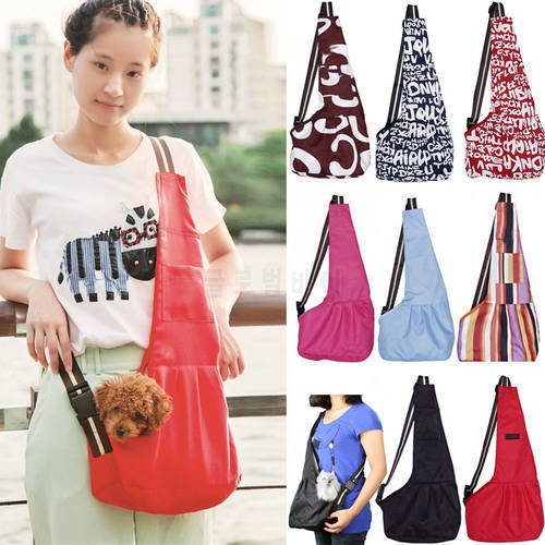 Travel Pet Dog Front Carrier Shoulder Bags Oxford Cat Dog Puppy Chihuahua Small Animal Crossbody Slings Carrying Bag 2017ing