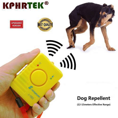 Original Ultrasonic Dog Repeller Pet Chaser Super Powerful Sonic Deterrent Trained Dog Rechargeable Repellent J1003