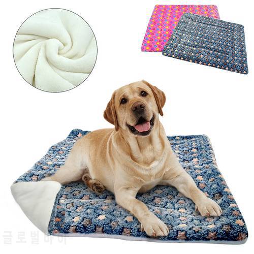 Dog Beds for Large Dogs Warm Pet Cat Bed Mat Winter Dogs Puppy Cat Bed Pet Cushion Blanket for French Bullodg Bull Terrier