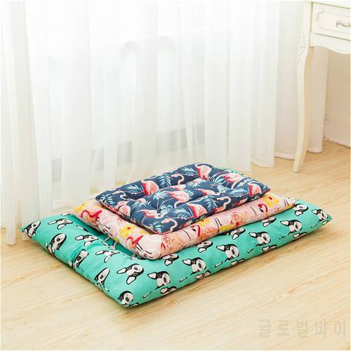 Winter Pet Blanket Cute Printing Sleep Mats Puppy Basket Bed Pad For Big Medium Small Dog Cat Foldable Pet Cushion Cama Perro