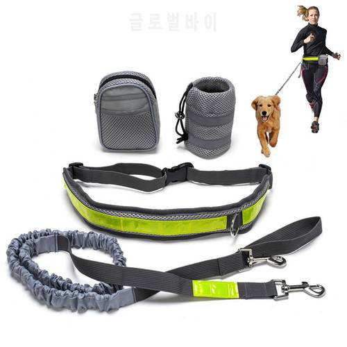 Popular Dog Belt Running Pet Supplies Collar Jogging Leads and Adjustable Dog Walking Strap Reflective Stripes and Dog Training