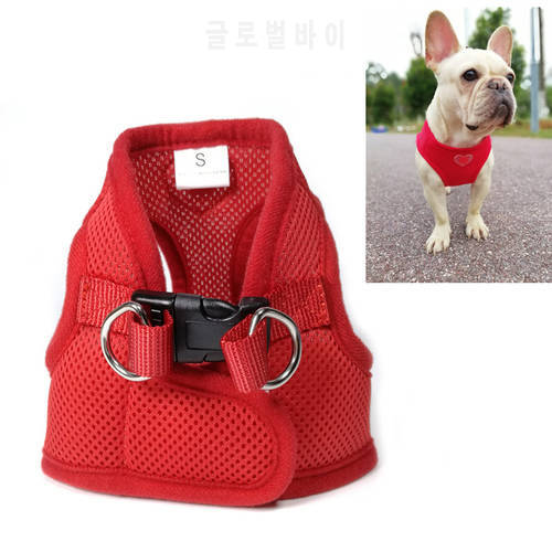 Dog Harness for Small Dogs Soft Breathable Mesh No Pull Adjustable Pet Harness Vest for Cats Puppy Harness Chihuahua Yorkie Pugs