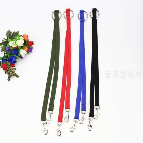 Dog Leash Pet Accessories Double V Shape Collar Lead Leashes Couple 2 Way 2 In 1 Nylon Walking Leashes