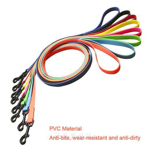 Pet PVC Soft Dog Leash Dog Walking Lead For Small Medium Large Dogs Waterproof Durable Anti-bite Wear-resistant And Anti-dirty