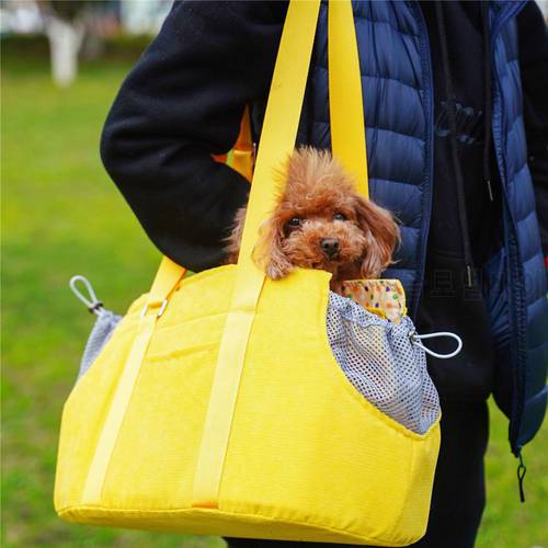 New Pet Carrier Cat Puppy Small Animal Dog Carrier Sling Front Mesh Travel Tote Shoulder Bag Backpack