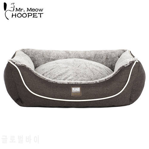 Hoopet Pets Dog Bed Kennel Dog House Cat Cushions Soft Large Dogs Cat Pet Supplies