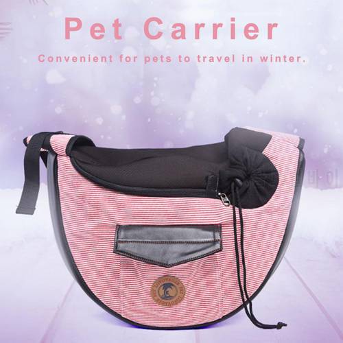 Pet Carrier Cat Dog Small Animal Carrying Bag Sling Front Mesh Travel Tote Shoulder Bag Cat Accessories